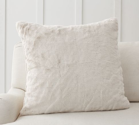 Faux Fur Alpaca Pillow Cover
