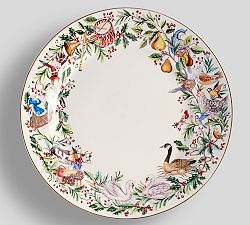 12 Days of Christmas Stoneware Dinner Plates - Set of 4