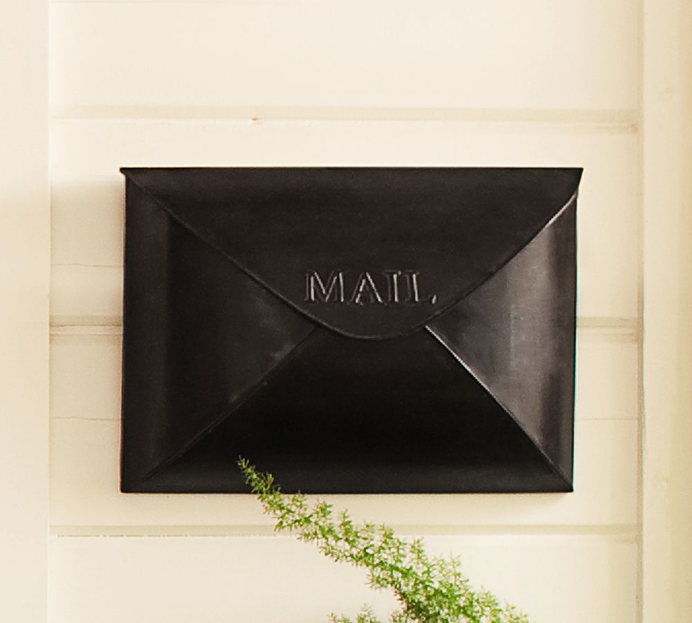 Envelope Mailbox - Antique Bronze