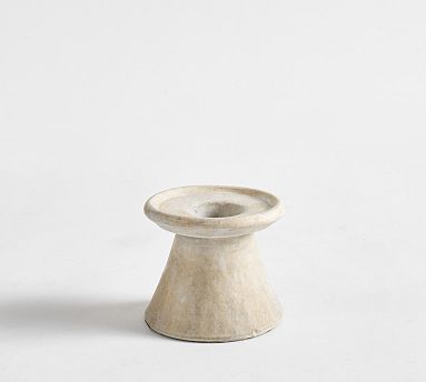 Artisan Studio Taper Candle Holder, Small - Natural