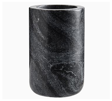 Marble Toothbrush Holder, Black