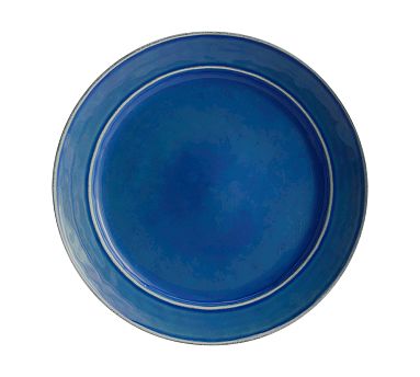 Cambria Stoneware Salad Plates, Set of 4 - Ocean Blue