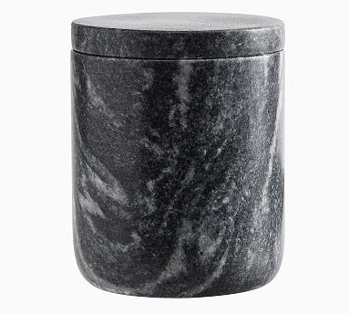 Marble Canister, Black
