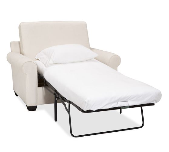 Buchanan Roll Arm Single Sleeper Sofa with Memory Foam Mattress (56")