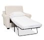 Buchanan Roll Arm Single Sleeper Sofa with Memory Foam Mattress (56&quot;)