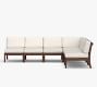 Chatham Mahogany 6-Piece Armless Sectional