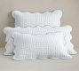 Julia Berolzheimer Beau Scalloped Pickstitch Cotton Quilted Sham