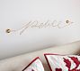 Brass Script Wall Art - Peace