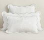 Julia Berolzheimer Beau Scalloped Pickstitch Cotton Quilted Sham