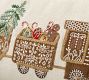Gingerbread Train Embroidered Lumbar Pillow