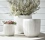 Concrete Fluted Outdoor Planters