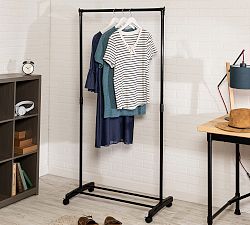 Rolling Clothing Rack