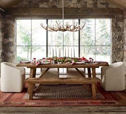 Faux Antler Linear Chandelier (52&quot;)