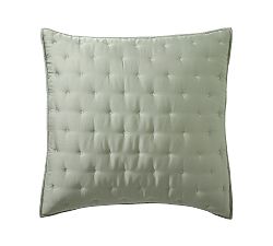Open Box: TENCEL™ Tufted Quilted Sham, Euro Set of 3 - Eucalyptus