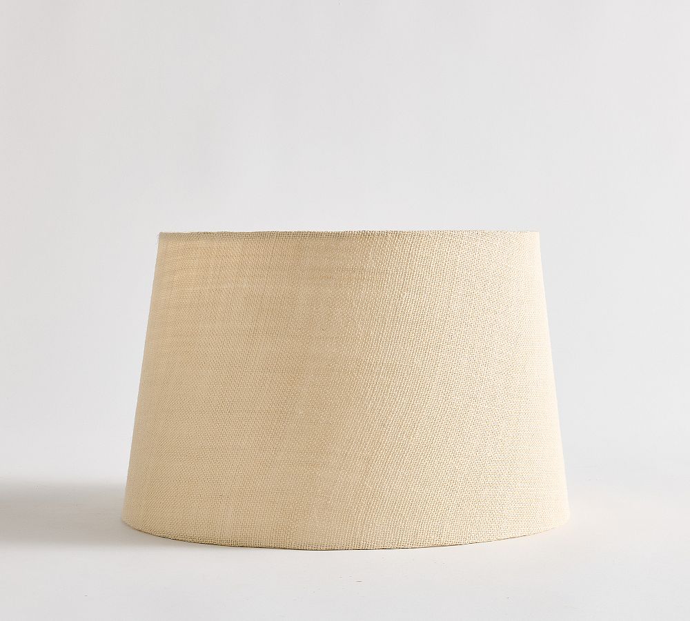 Open Box: Gallery Tapered Drum 15&quot; Lamp Shade, Medium - 15&quot; Diam. - Burlap