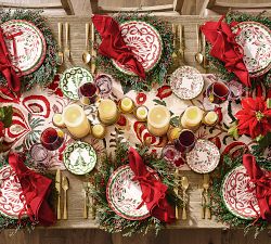 Frosted Juniper Berry Charger Plates - Set of 4