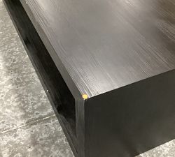 Open Box: Folsom Rectangular Grand Coffee Table, 60&quot; - Charcoal