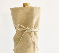 Glitter Print Wine Bag