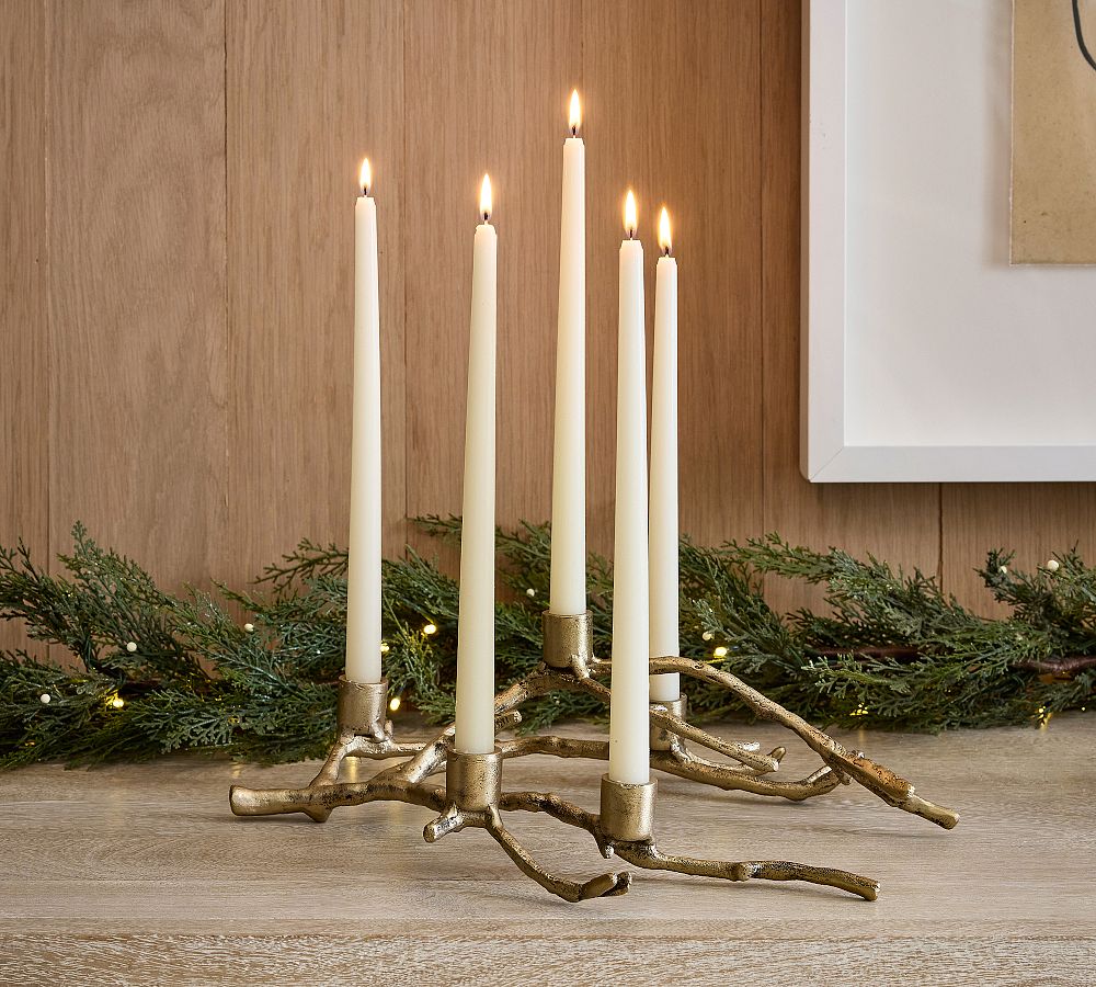 Gold Branch Candle Holder Centerpiece
