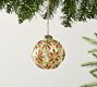 Holiday Floral Ball Ornament