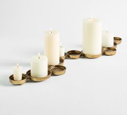 Sedona Brass Candle Holder Centerpiece