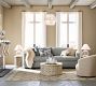 Riviera Glass Disc Chandelier (26&quot;)