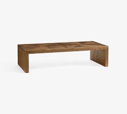 Reclaimed Parquet Rectangular  Coffee Table (64")