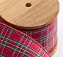 Red Plaid Ribbon Garland