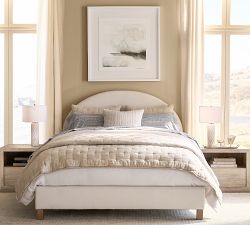 Arlo Upholstered Arched Bed