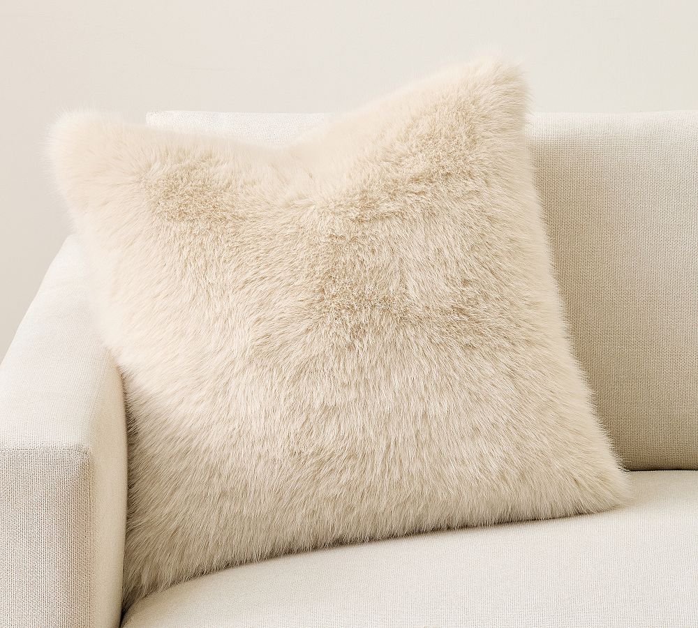 Sparkle Faux Fur Pillow