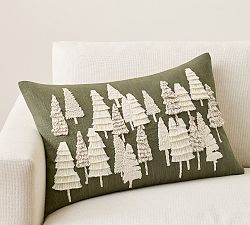 Grove Patterned Lumbar Pillow Cover