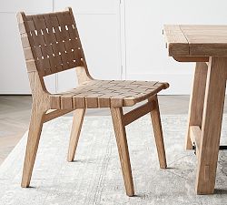 Fenton Woven Leather Dining Chair