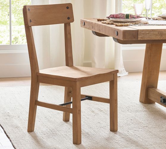 Chair Cushion Benchwright Dining Chairs Grayson Pottery Barn Wood