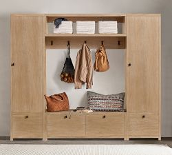 Modern Farmhouse Entry Storage Bench