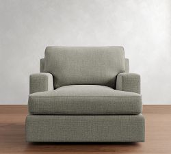 Townsend Square Arm Swivel Chair