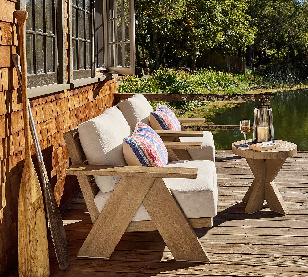 Modern Farmhouse Outdoor Lounge Chair
