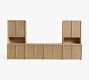 Marina Cane 6-Piece Storage Cabinet Set &#8203;(144&quot;)