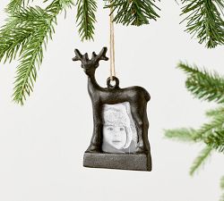 Bronze Reindeer Frame Ornament