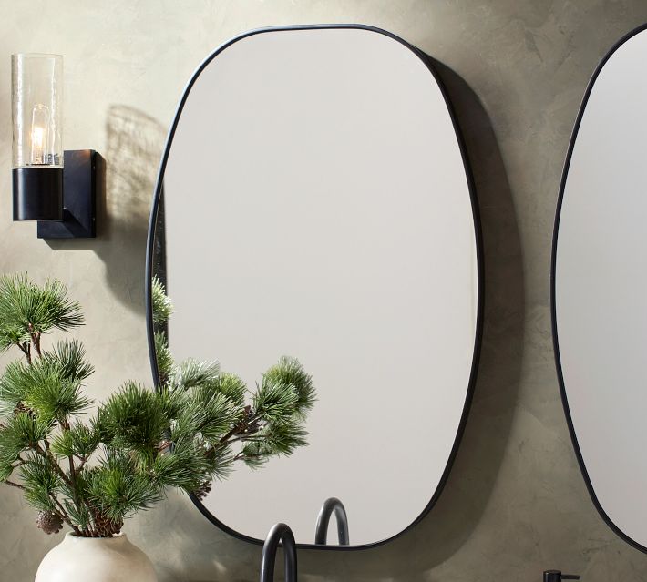 Tavern Collection - 26 1/2 Oval Mirror in Satin Nickel by Gatco Bath Accessories - 4029