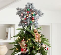 Lit Candy Bauble Star Tree Topper