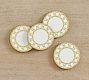 Gold Tile Cork Coasters - Set of 4