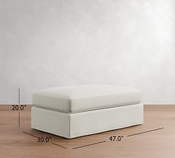 Westwood Slipcovered Modular Sectional Ottoman