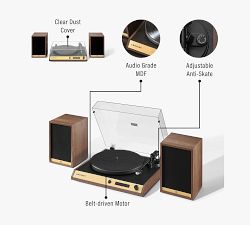 Crosley C72 Turntable Shelf System