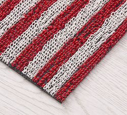 Chilewich Breton Outdoor Striped Shag Mat
