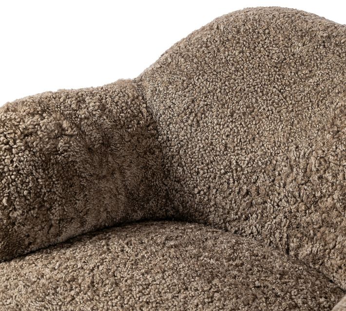 Close-up of dense boucle fabric texture