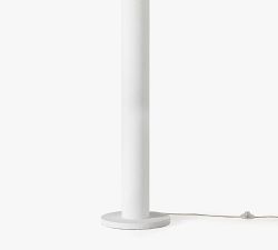 Olive Ceramic Floor Lamp (60&quot;)