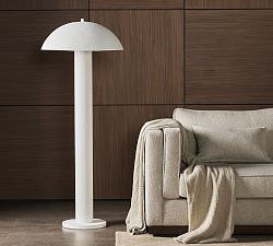 Olive Ceramic Floor Lamp (60&quot;)