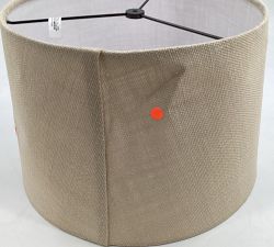 Open Box: Gallery Tapered Drum 15&quot; Lamp Shade, Medium - 15&quot; Diam. - Burlap