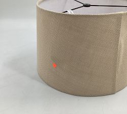 Open Box: Gallery Tapered Drum 15&quot; Lamp Shade, Medium - 15&quot; Diam. - Burlap