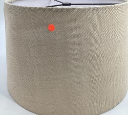 Open Box: Gallery Tapered Drum 15&quot; Lamp Shade, Medium - 15&quot; Diam. - Burlap